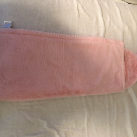 This pink bunny blanket is so incredibly soft.  Has a hat with cute bunny ears. - Picture 4 of 5